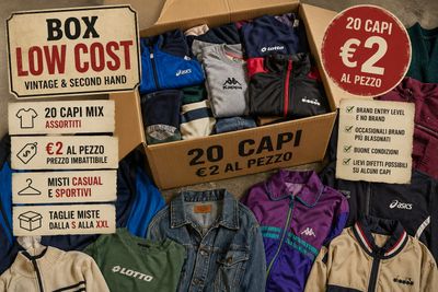 Assorted Vintage And Second Hand Casual And Sporty Clothing Mix
